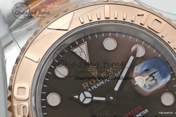 EWF SS Dial RG Yacht-Master Brown RG Bracelet 1:1 Edition Best on 126621 SS A3235 0409